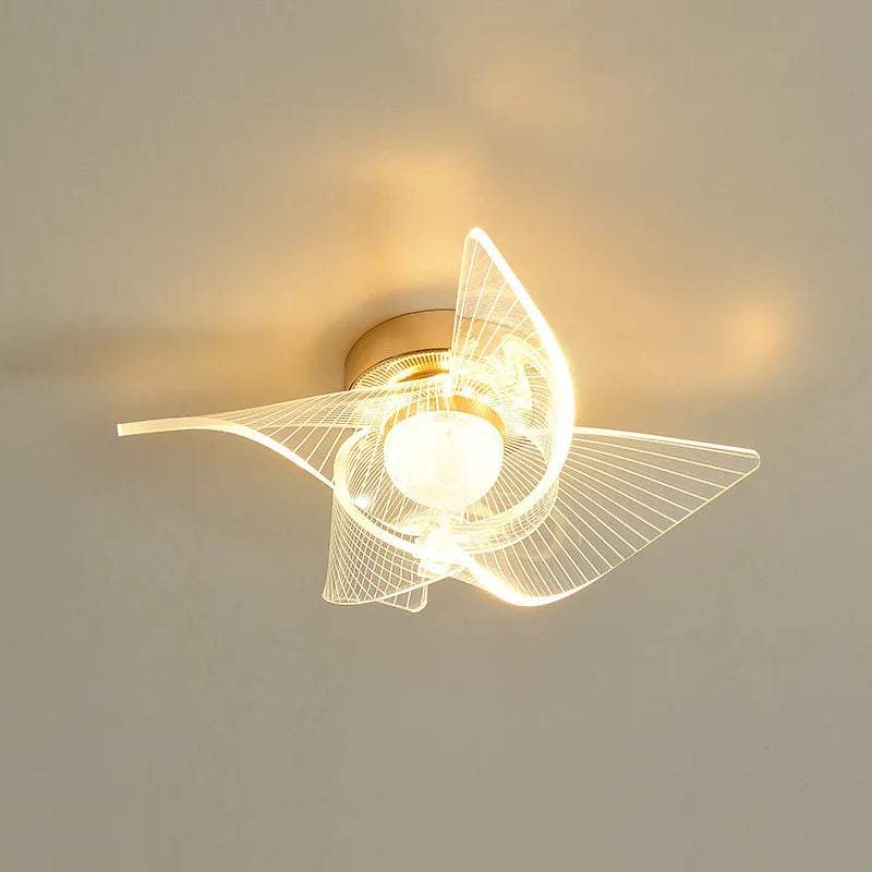 plafonnier led doré style nordique acrylique décoratif éclairage