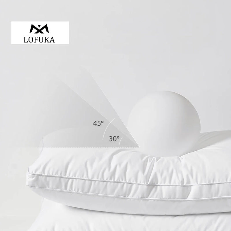 oreiller de luxe en duvet d'oie pour un confort optimal