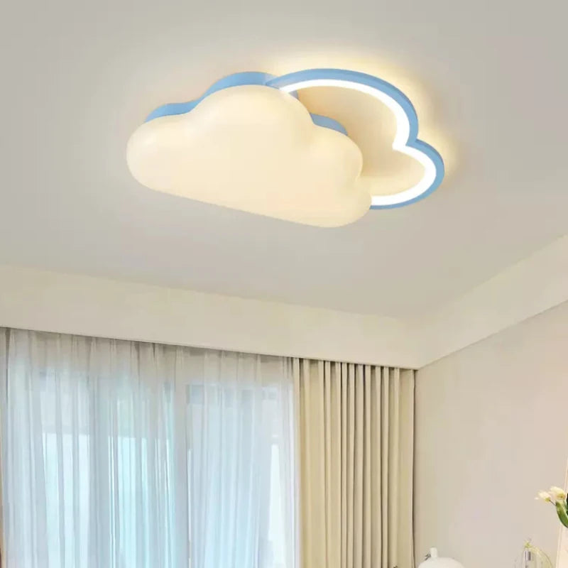 plafonnier nuage arc-en-ciel pour chambre enfant romantique et douce