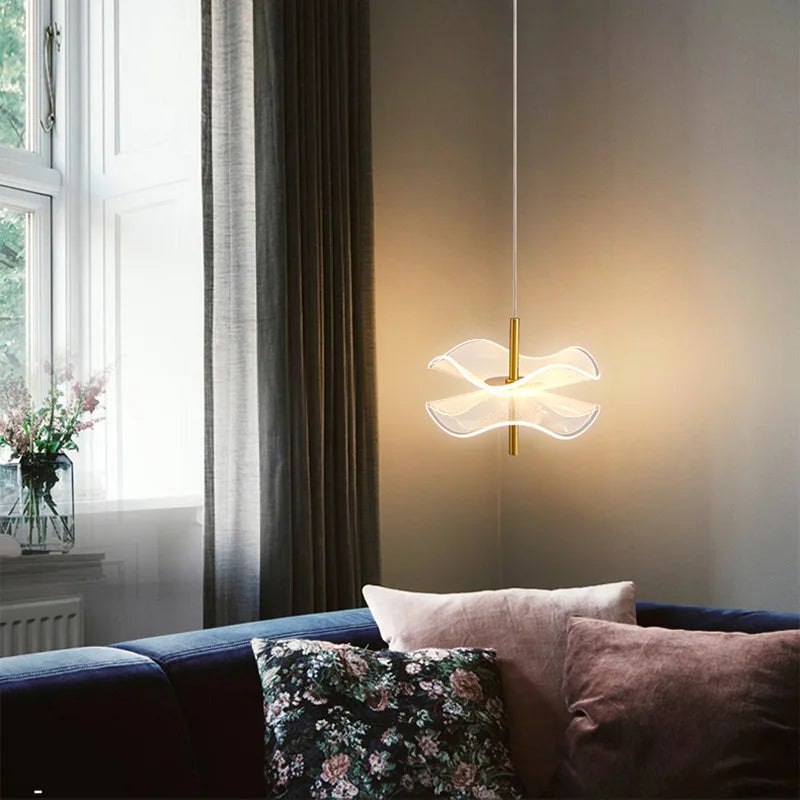 lustre en cristal led de luxe pour éclairage moderne créatif floral