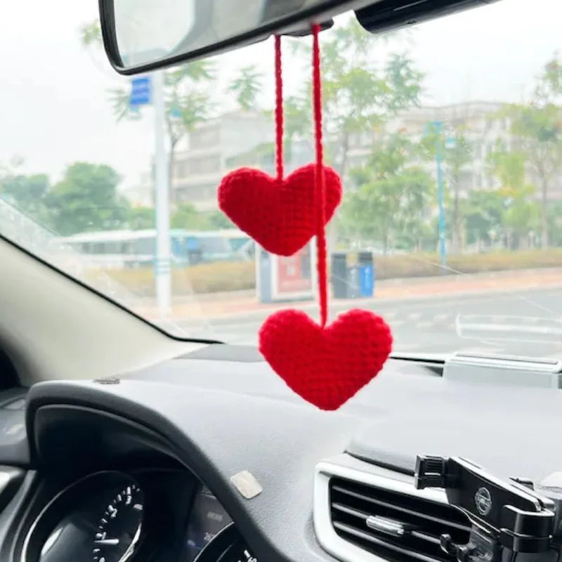 crochet suspendu créatif pour décoration de voiture plante en pot