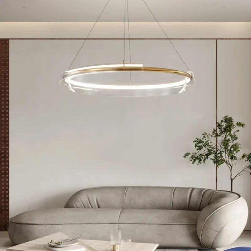 suspension à led pour décoration intérieure élégante et moderne