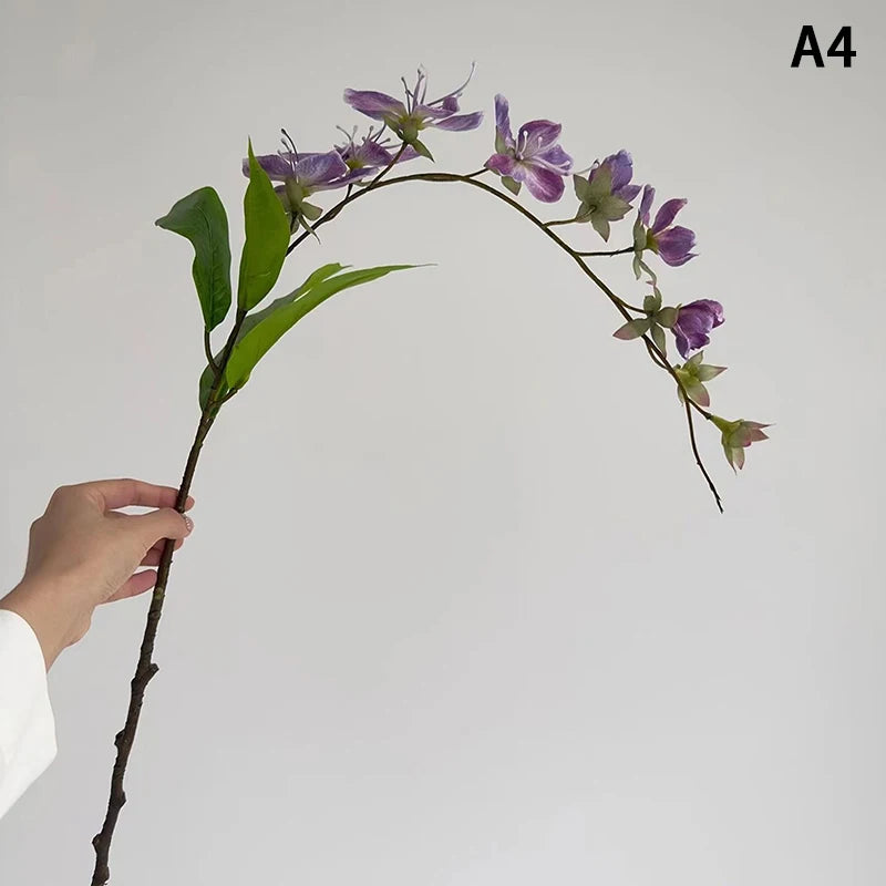 fleurs artificielles suspendues jasmin décoration mariage pour balcon