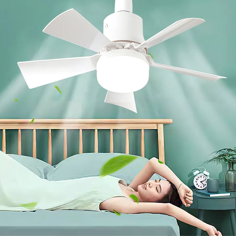 LED 30W ceiling fan light E27 with remote control for dimming, suitable for living room  study, household use Fan lamp 85-265V