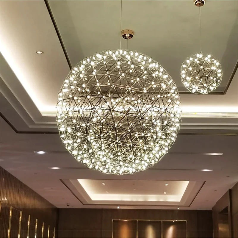 boule d'étincelle led pour décoration de fête restaurant