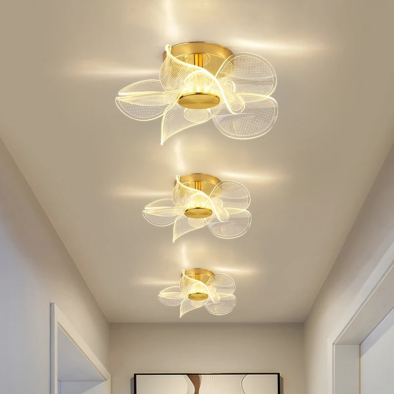 plafonnier led moderne en acrylique design pour intérieur décoratif