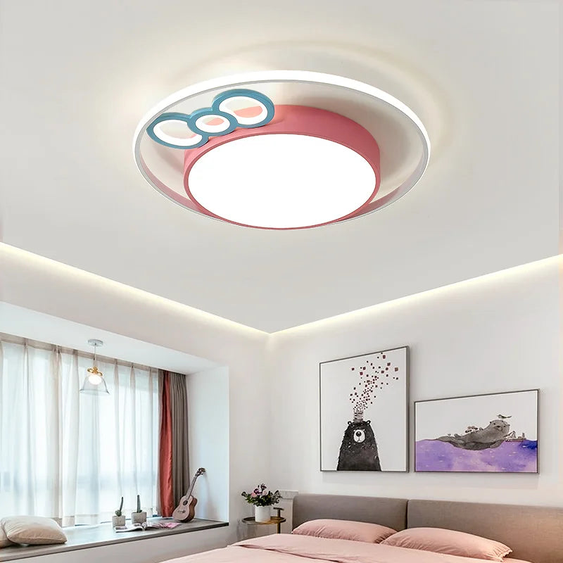 plafonnier led rond pour enfants protection des yeux éclairage doux