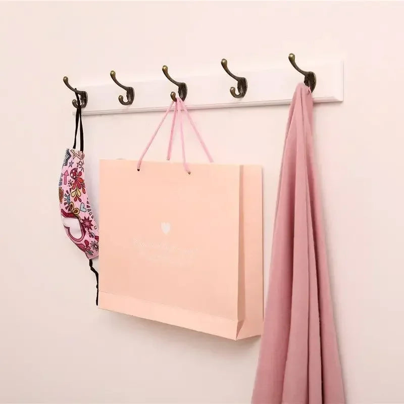 porte-manteau mural en bois pour rangement pratique