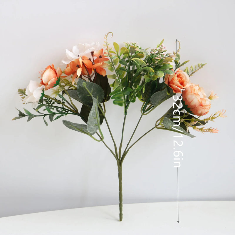 bouquet de fleurs artificielles pour décoration mariage et événements