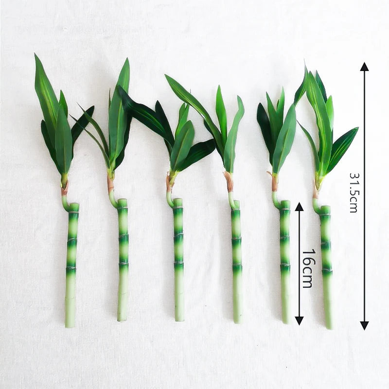 plantes artificielles en bambou pour décoration intérieure et extérieure