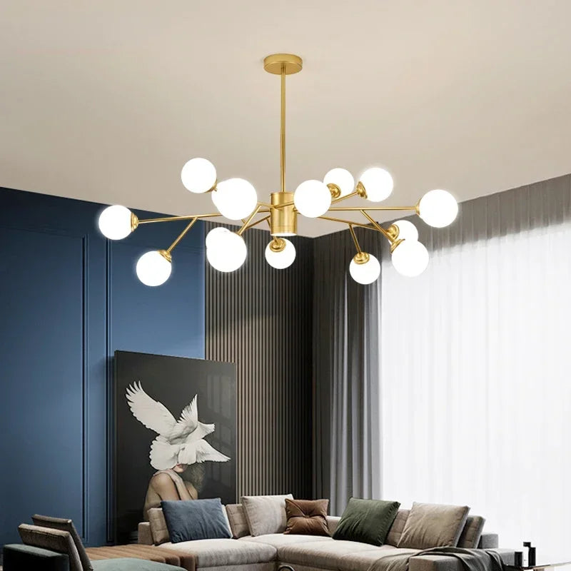 lustre led design élégant pour éclairage intérieur moderne