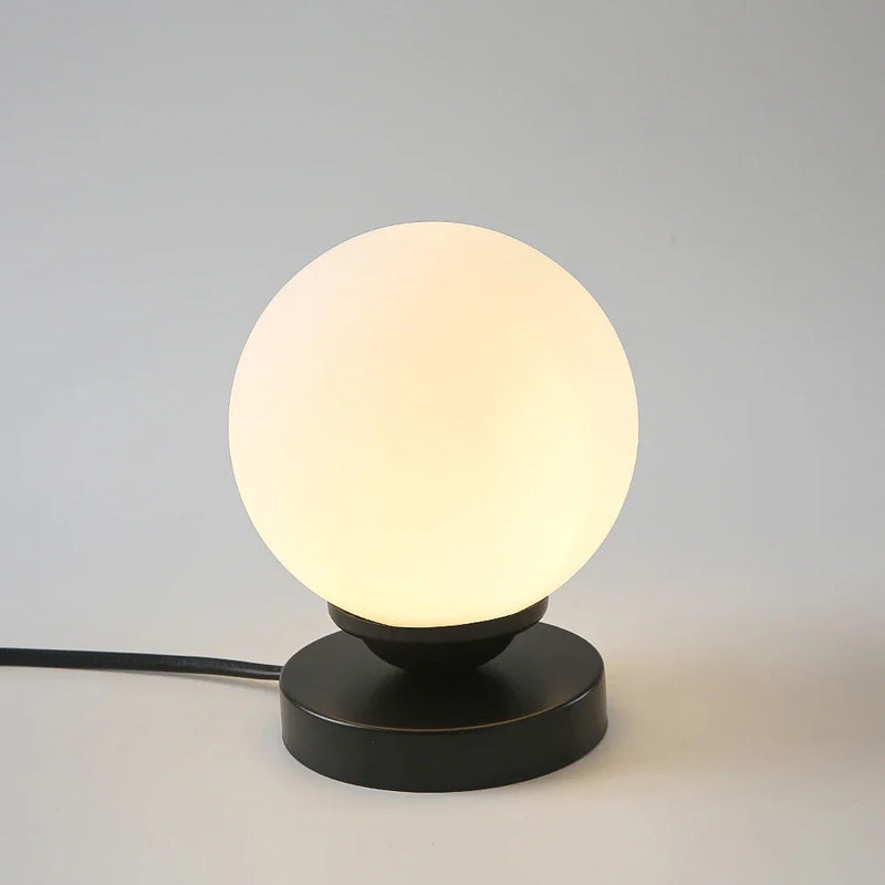 lampe à poser en verre doré pour éclairage décoratif intérieur