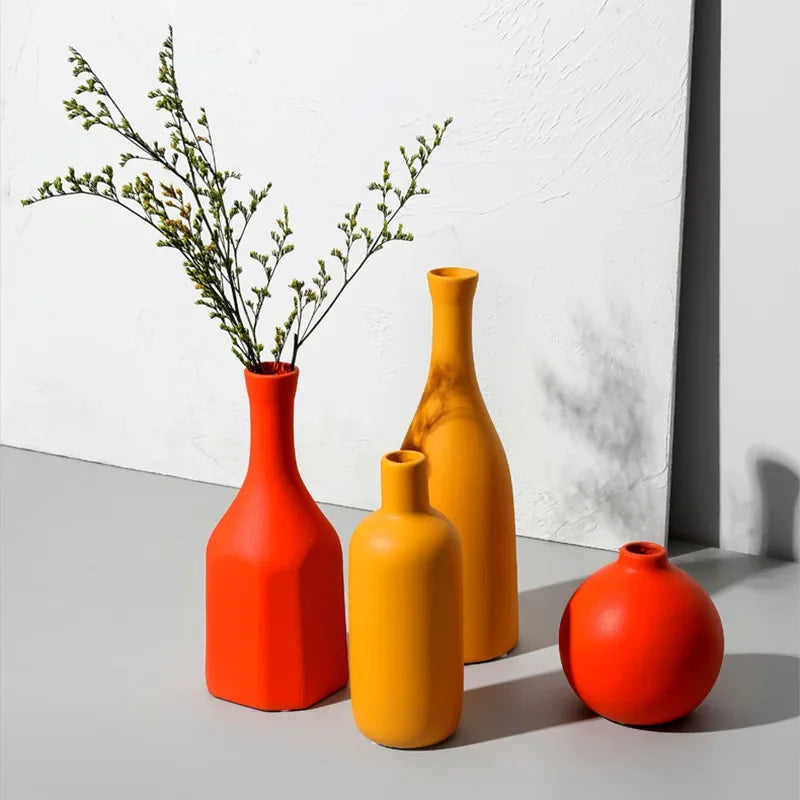 vase en céramique nordique pour décoration intérieure ou cadeau