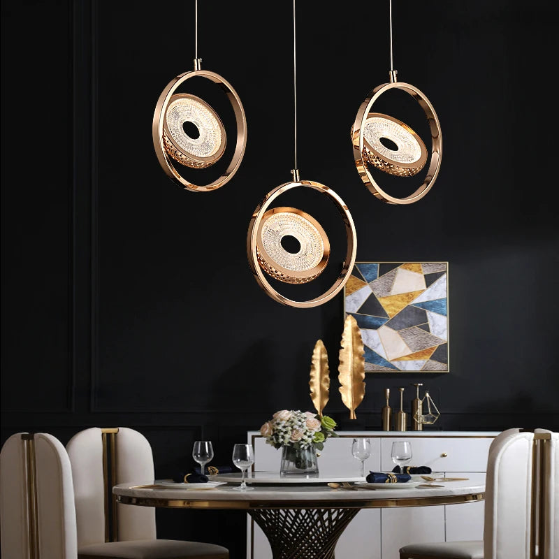 lustre de luxe nordique pour décoration intérieure élégante