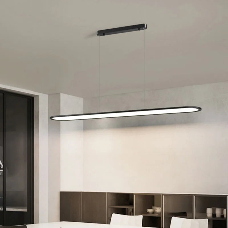 lustre led moderne et minimaliste pour décoration nordique