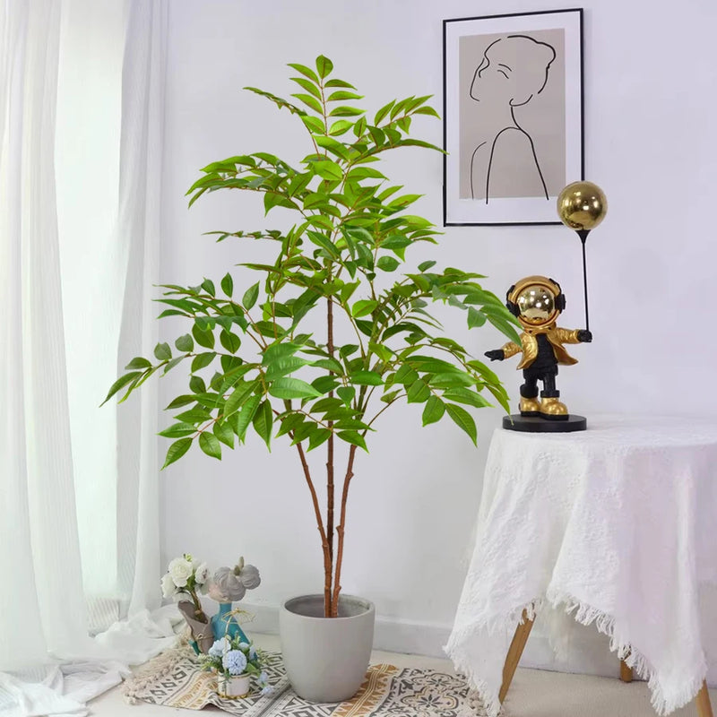 grande branche artificielle de ficus pour décoration intérieure et extérieure