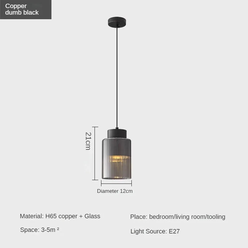 suspension moderne en cuivre pour décoration intérieure élégante