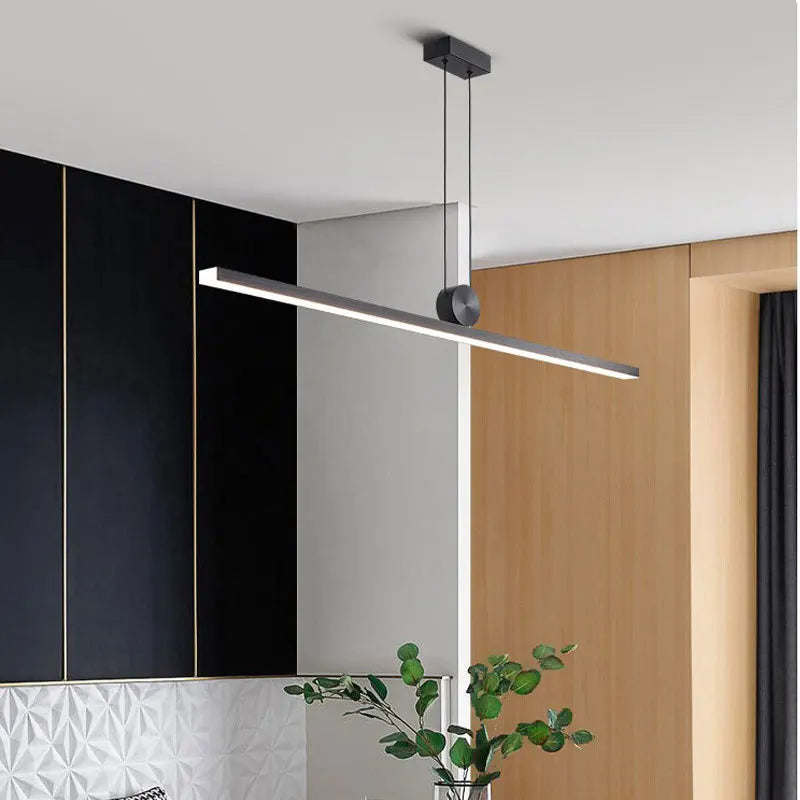 lustre minimaliste led suspendu pour décoration maison moderne
