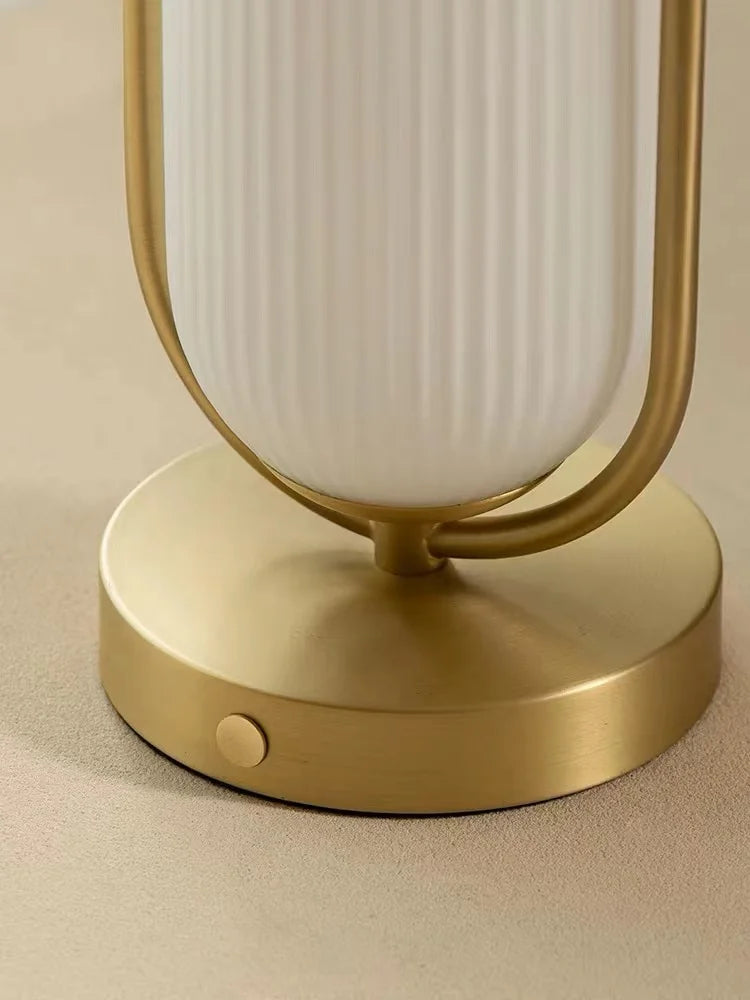 lampe portable en verre design moderne pour décoration intérieure