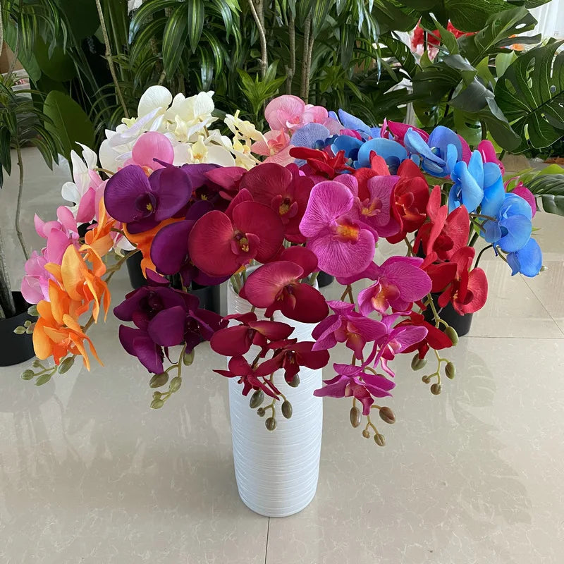 arrangement de fleurs artificielles en velours pour décoration élégante