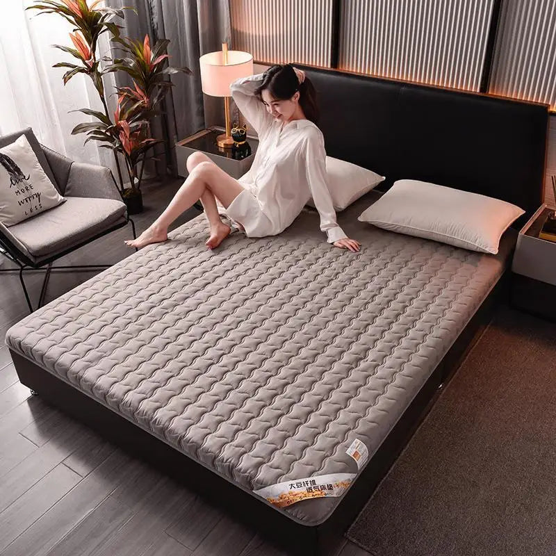 surmatelas en coton éponge pour lit king size et coussin de sol