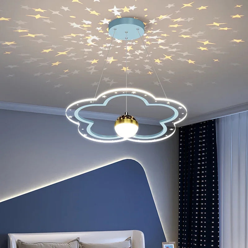 suspension led moderne décorative pour enfants