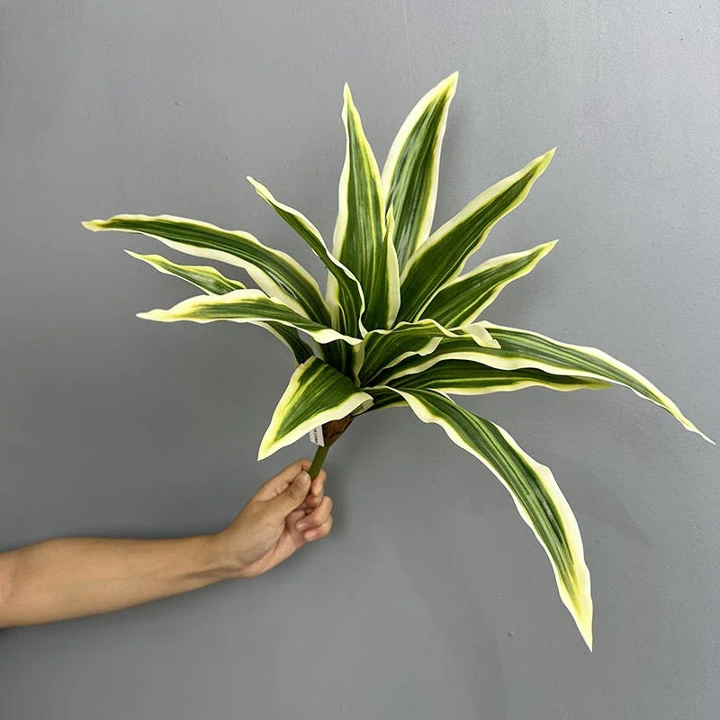 agave artificiel 15 feuilles décoration florale pour intérieur