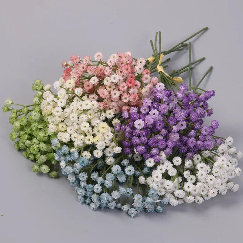 bouquet de gypsophile artificielle pour mariage et décoration créative