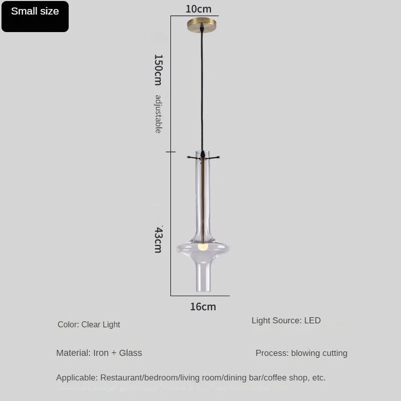 luminaire en verre avec joint en bambou design artistique pour divers espaces