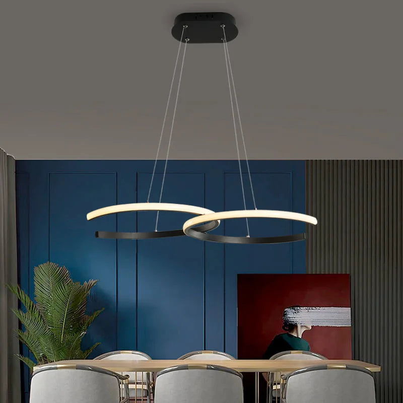 lustre minimaliste design nordique pour intérieur contemporain