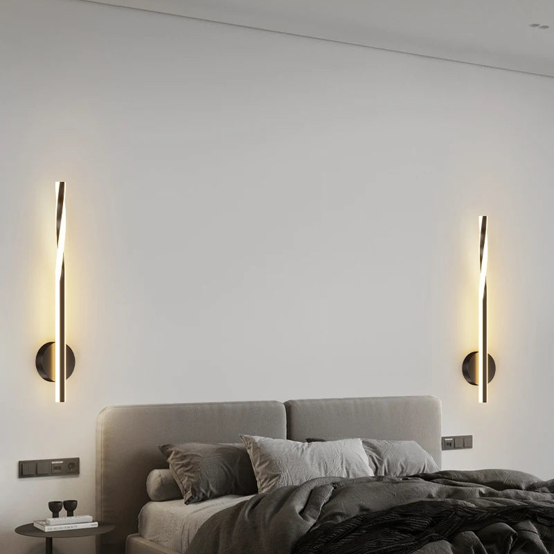 applique murale led minimaliste pour éclairage intérieur moderne