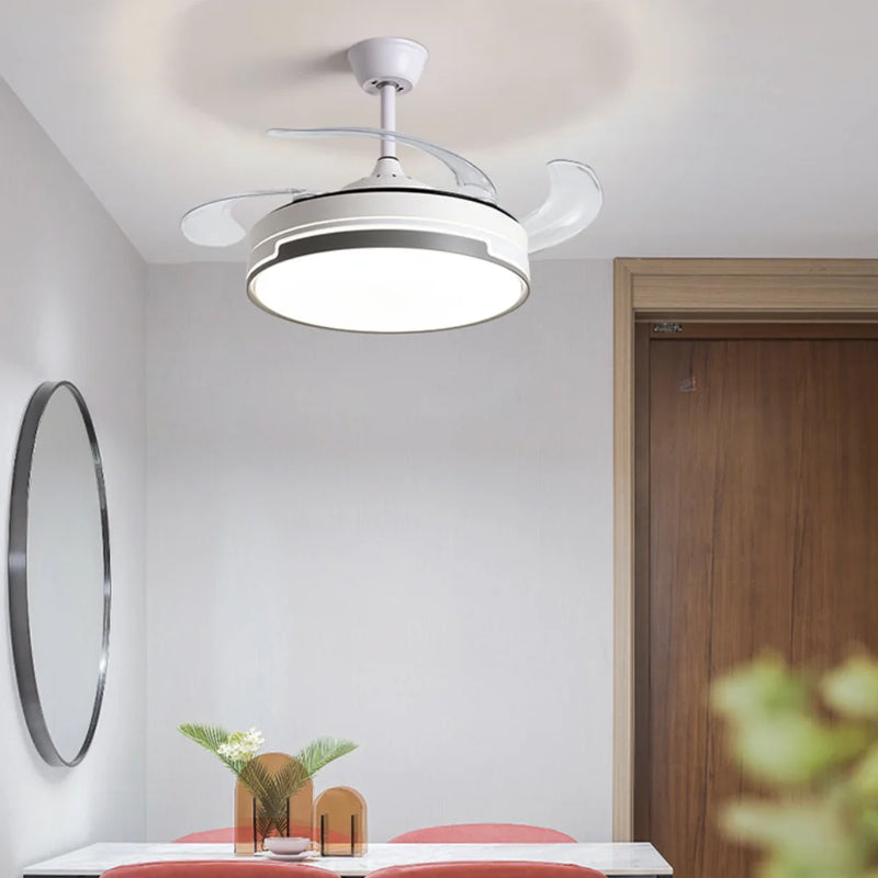 ventilateur led invisible moderne pour décoration intérieure élégante