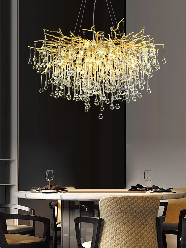 Pendant Lamp Chandelier,Pendant Lighting Fixtures,Pendant Lamp Chandelier,Tree-shaped Crystal Chandelier,Led Lighting Lamp,