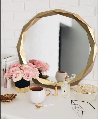 miroirs décoratifs ronds pour maquillage et décoration intérieure