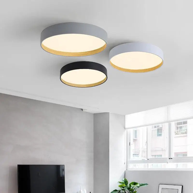 plafonnier led minimaliste pour un éclairage moderne intérieur