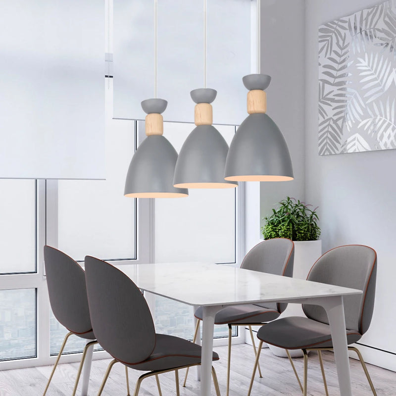 lustre nordique led suspensions minimalistes modernes décoratives