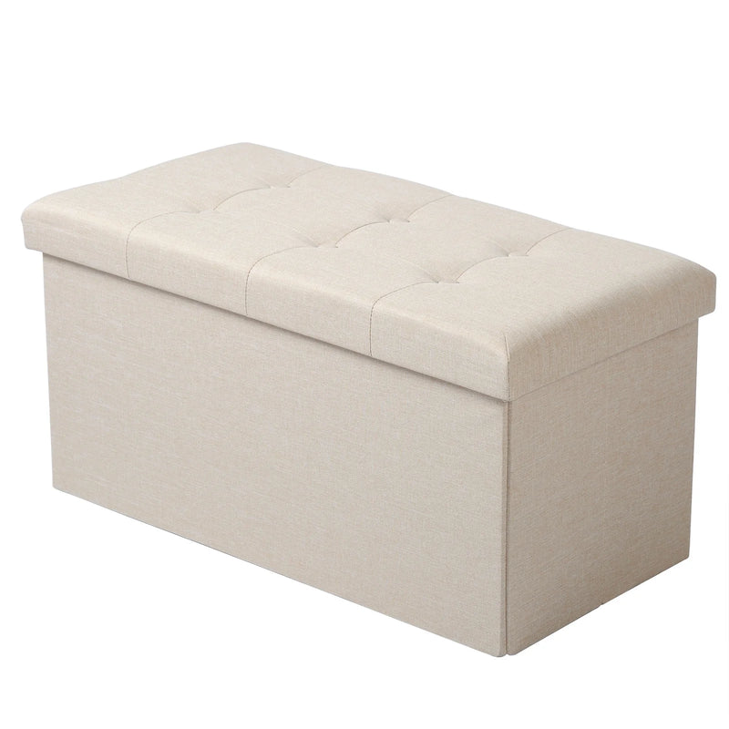 coffre de rangement pliable fonctionnel avec repose-pieds amovible