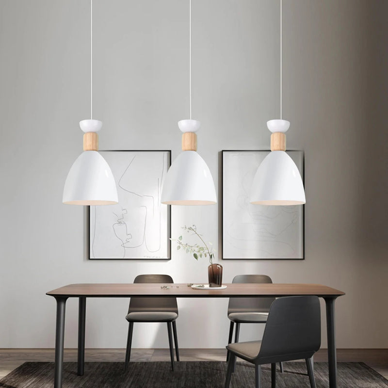 lustre nordique led suspensions minimalistes modernes décoratives