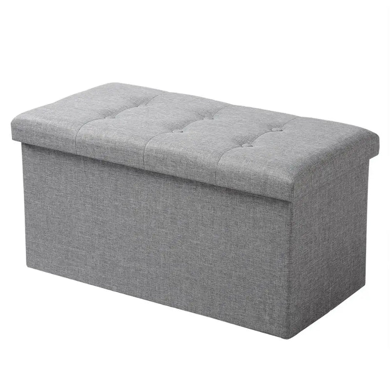 coffre de rangement pliable fonctionnel avec repose-pieds amovible