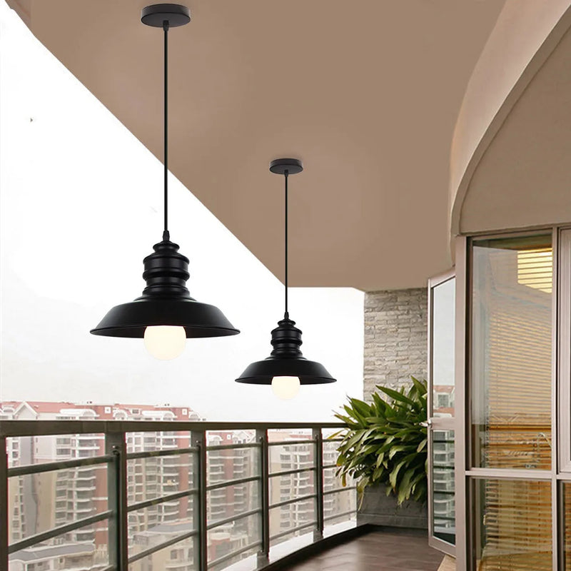 lampe led suspendue rétro en fer décoratif d'intérieur idéal loft