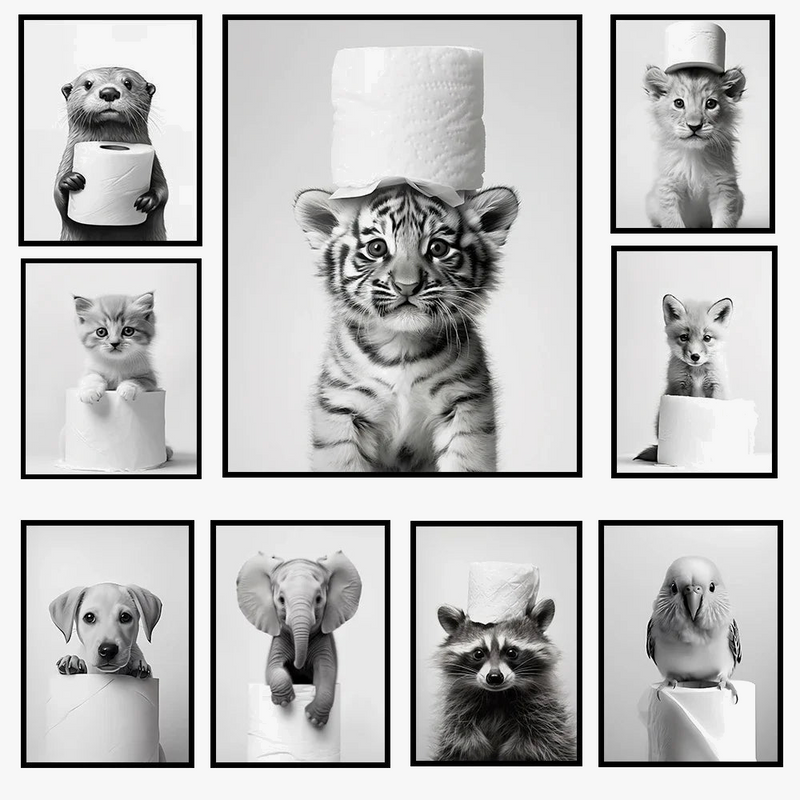 affiches-d-art-animaux-mignons-en-noir-et-blanc-d-cor-mural-4.png