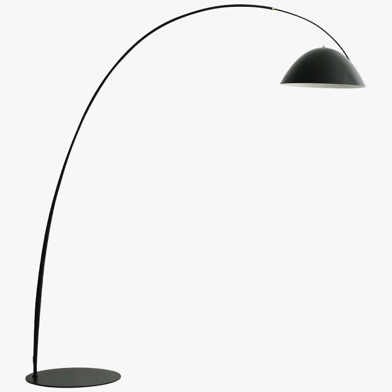 Lampadaire arc avec abat-jour moderne simple