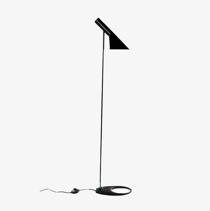 Lampadaire noir design LED double éclairage - Pancho