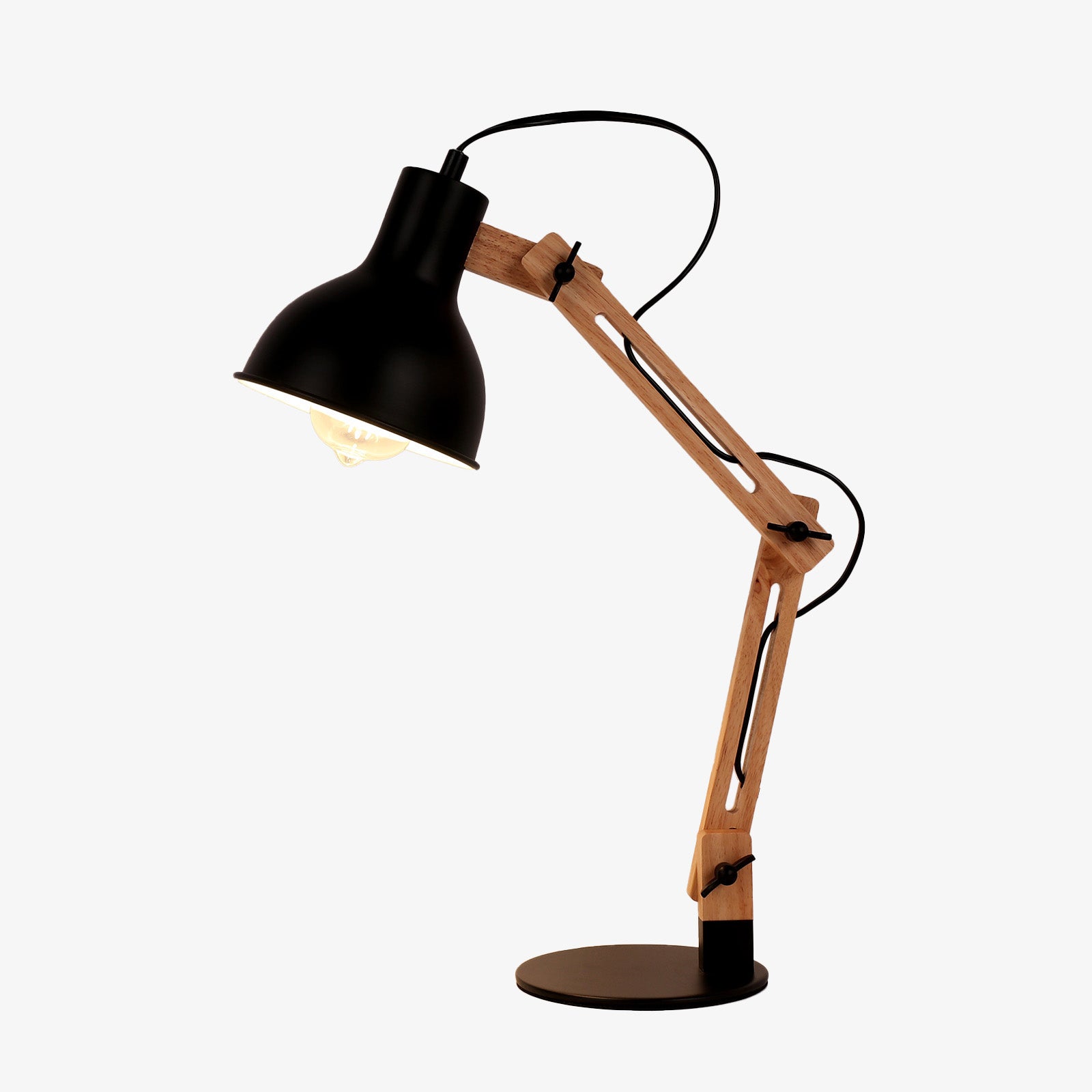 Lampe de Bureau Moderne en Bois, Lampe à Balance Constante avec  Interrupteur à Bille Maglev, Lampe