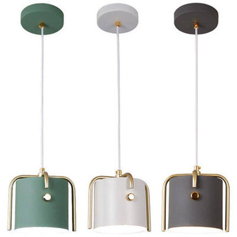 pendant light LED design lampshade metal colored Kitchen