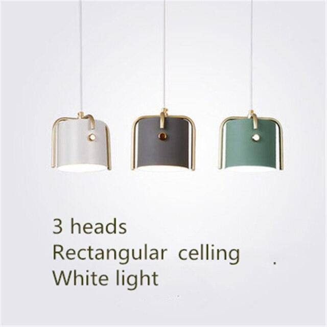 pendant light LED design lampshade metal colored Kitchen