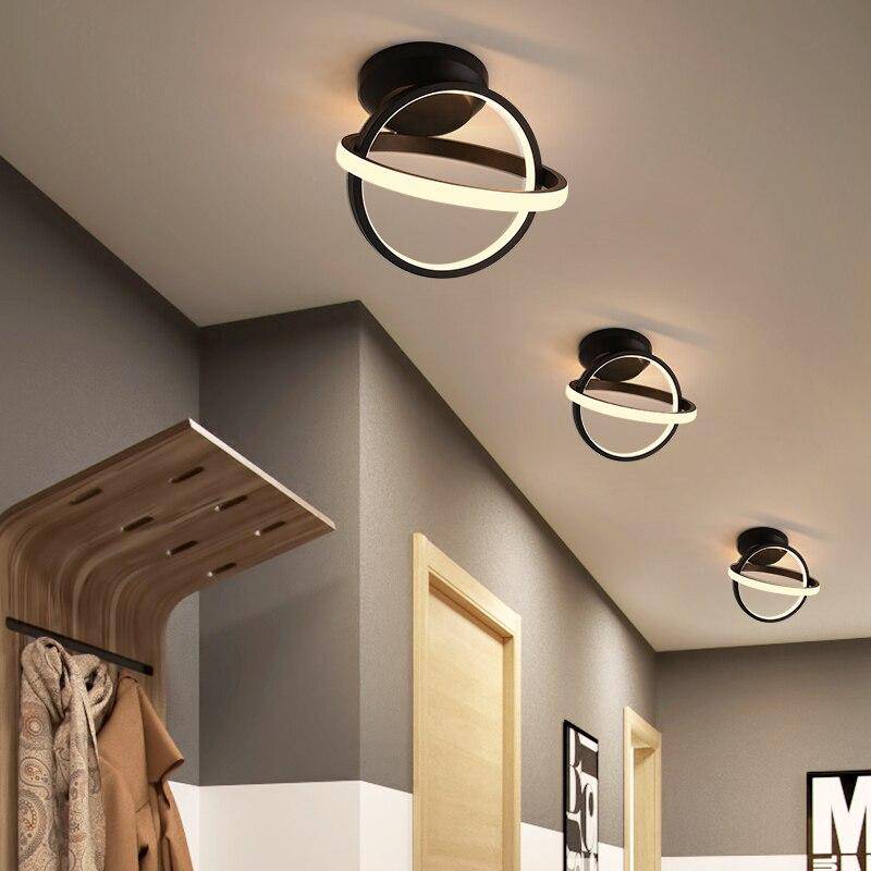 Plafonnier moderne LED avec disques lumineux en métal