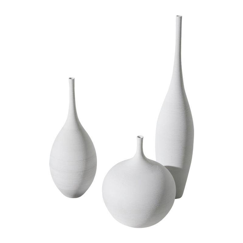 Jarrón design de cerámica de estilo minimalista Zen
