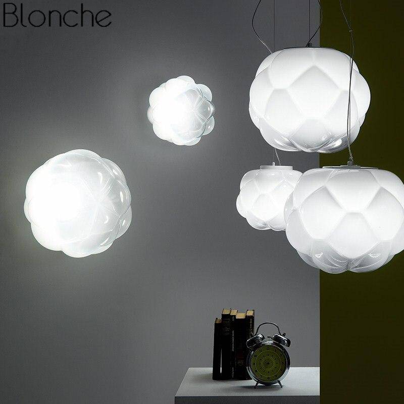 CLOUDY Plafonnier LED de salle de bain Verre Ø26cm Blanc Fabbian