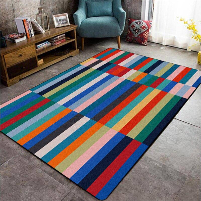 Tapis- Tapis européen rectangulaire de Style de Tapis de Chambre à